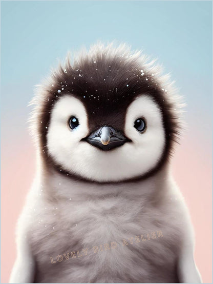 Affiche  Pingouin Mignon