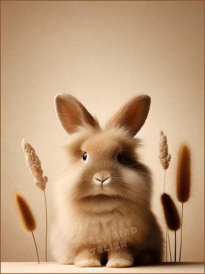 Affiche Lapin Angora