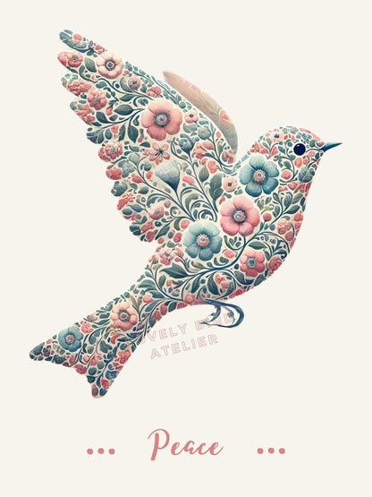 Affiche Oiseau Peace