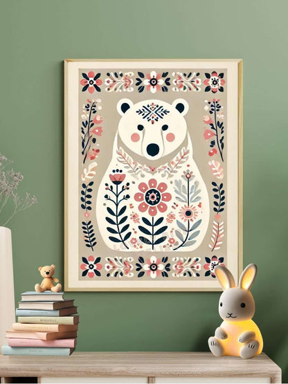 Tableau  Petit Ours  & Motifs