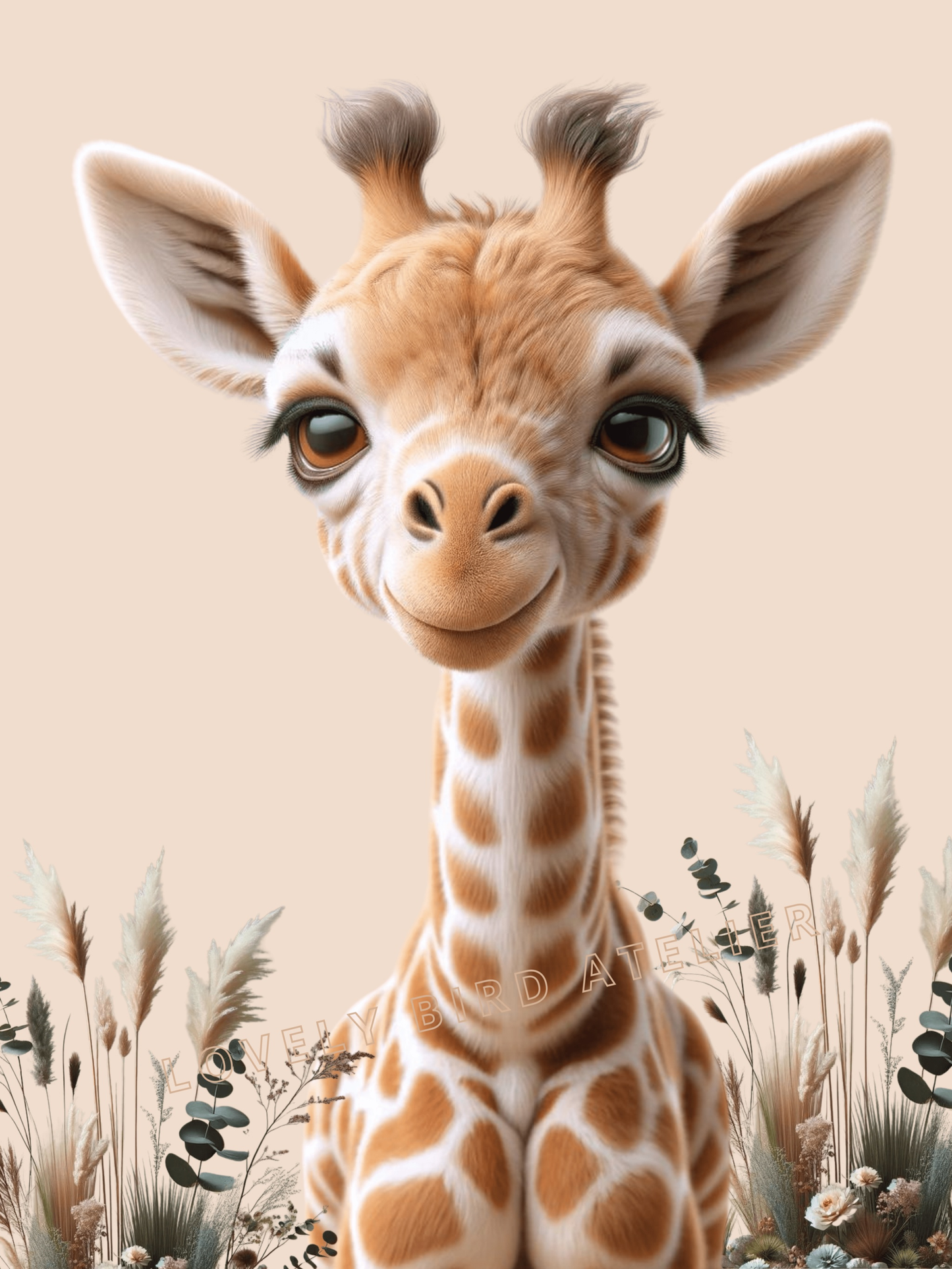 Affiche Girafe