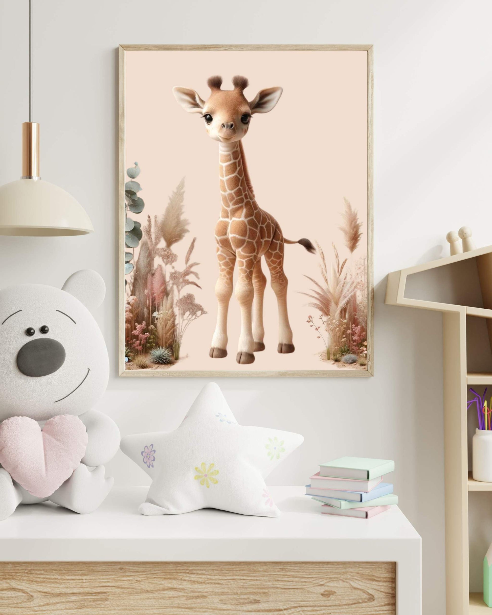 Affiche Girafe & Savane