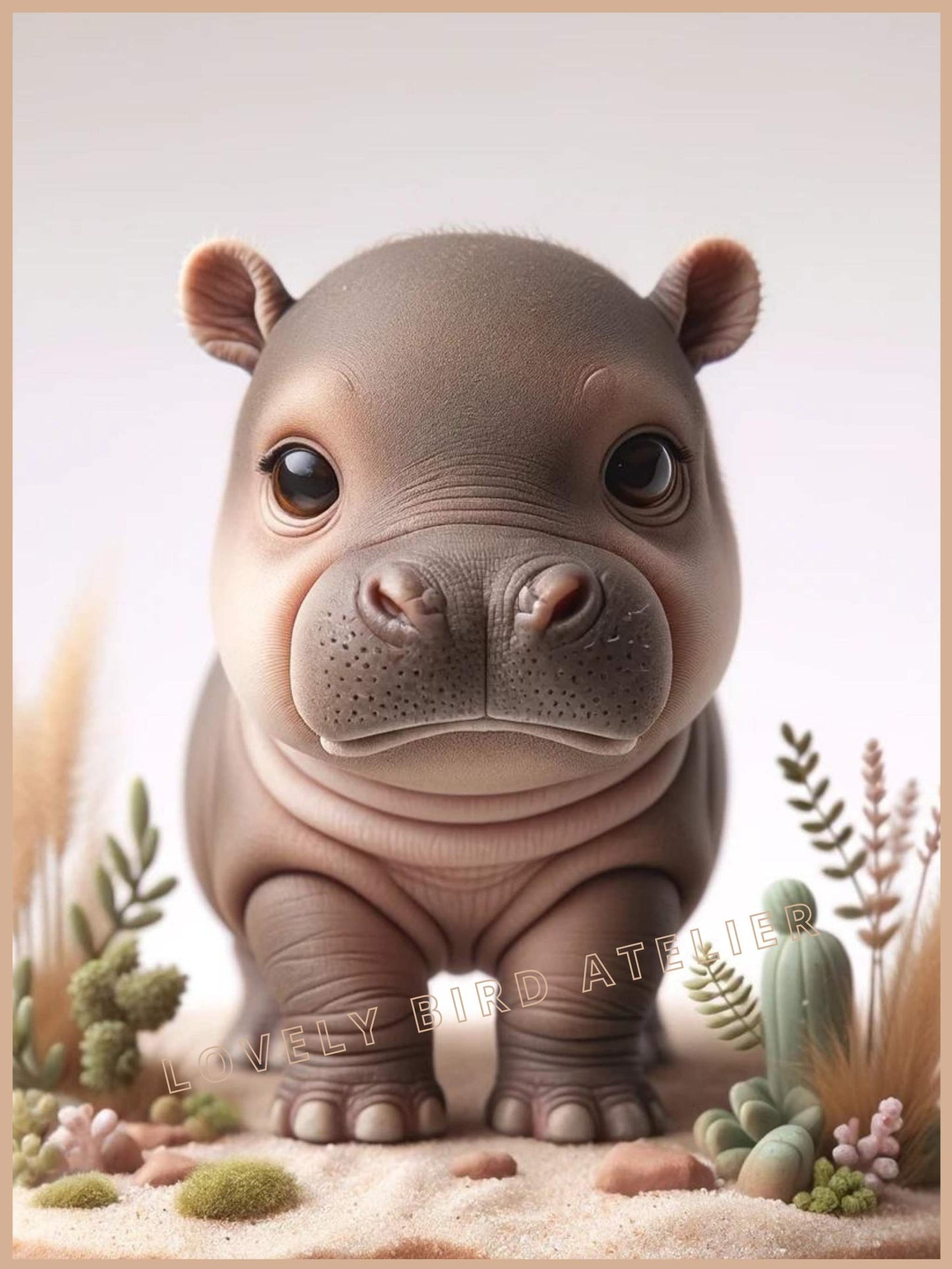 Affiche Hippo Mignon