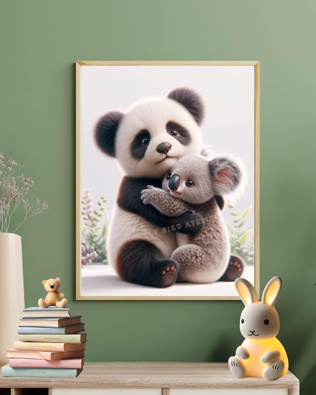 Affiche Koala & Panda