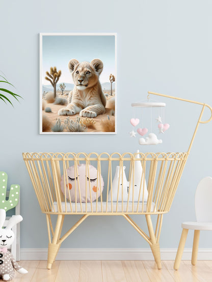 Tableau Petit Lion